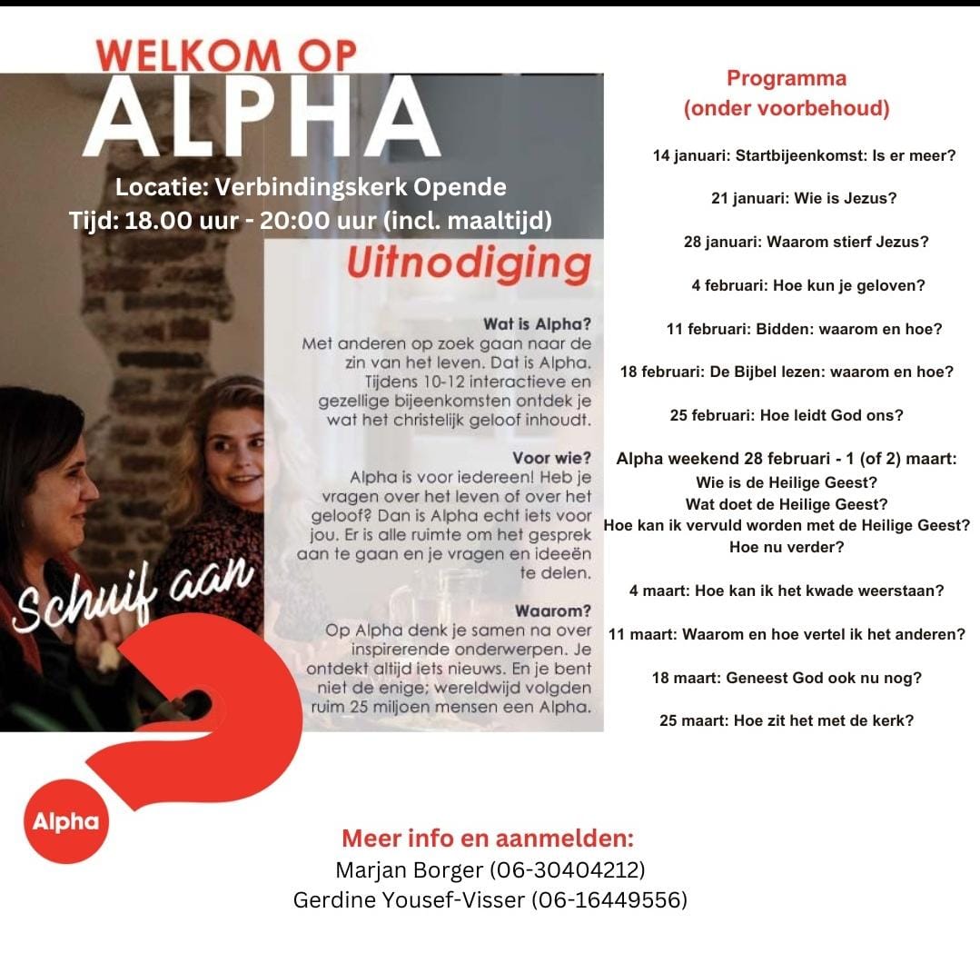 Flyer Alpha Cursus 2024-2025